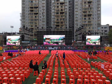 Китай Наем приведенный экрана черной стороны СМД1921 на открытом воздухе, сверхконтрастный арендный дисплей приведенный поставщик
